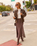 Fall Classic Plaid Maxi Skirt
