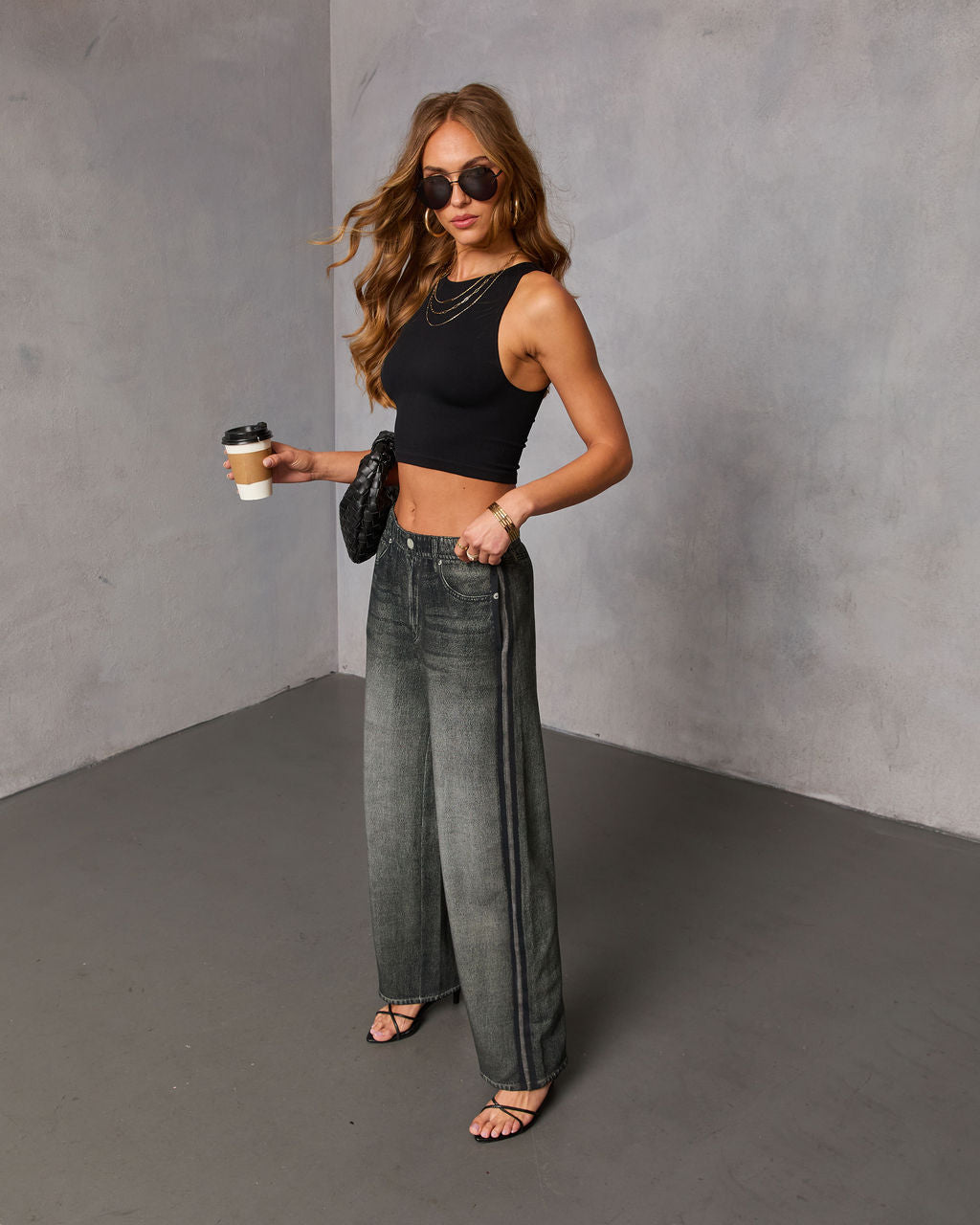 Presilla Contrast Stripe Sweatpant Jeans