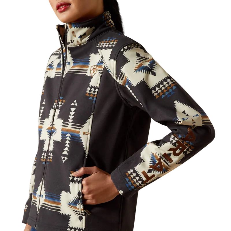 Ariat Women's Ariat Logo Softshell Print Jacket - Multiple Colours