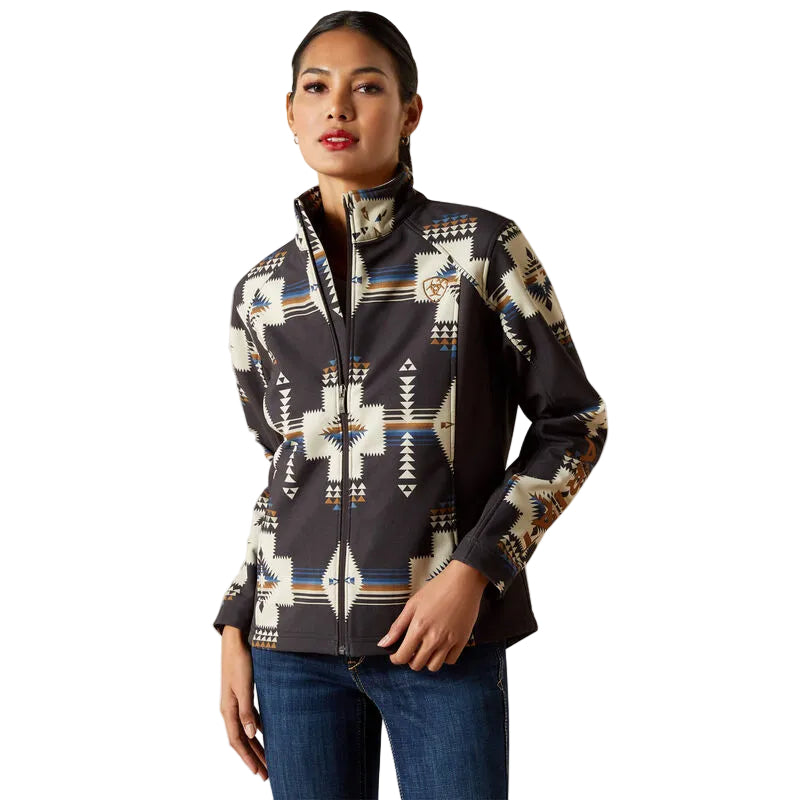 Ariat Women's Ariat Logo Softshell Print Jacket - Multiple Colours