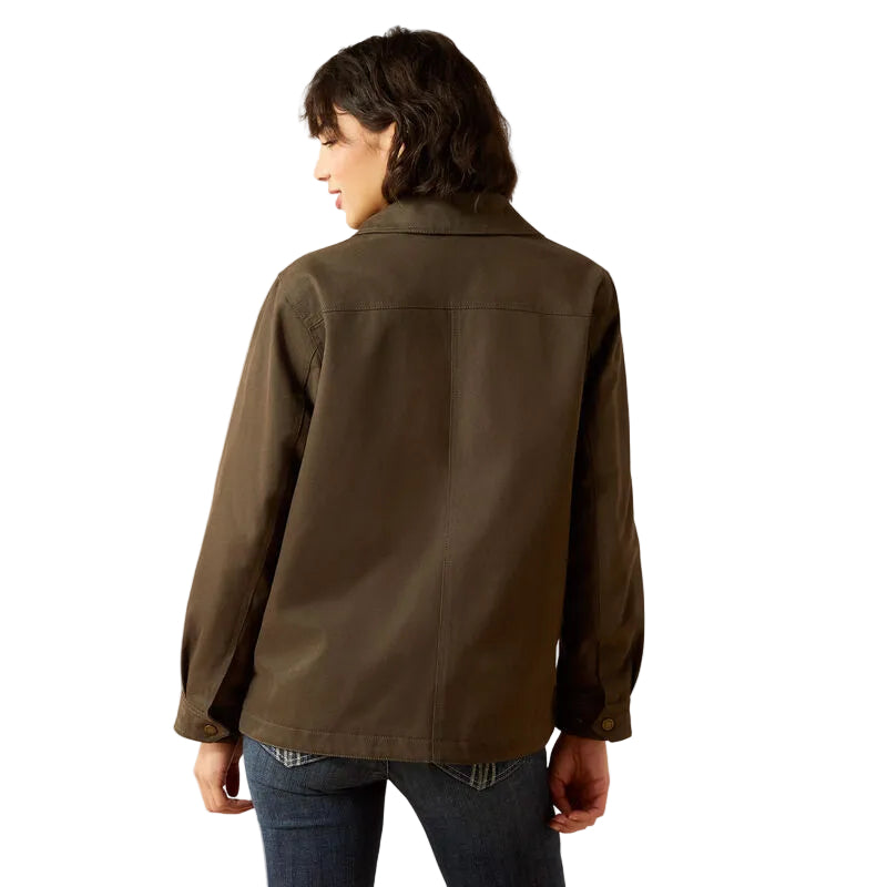 Ariat Women's Western Canvas Chore Jacket - Earth