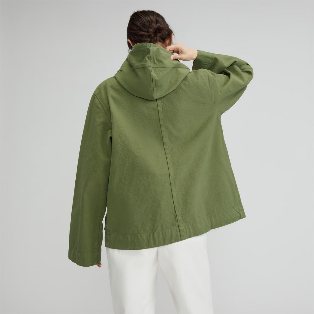 The Canvas Organic Cotton Anorak | Forest Green