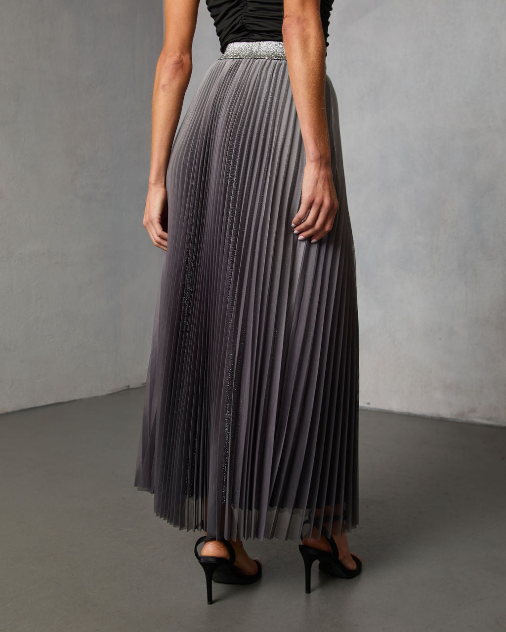 Sweet Dreams Pleated Maxi Skirt