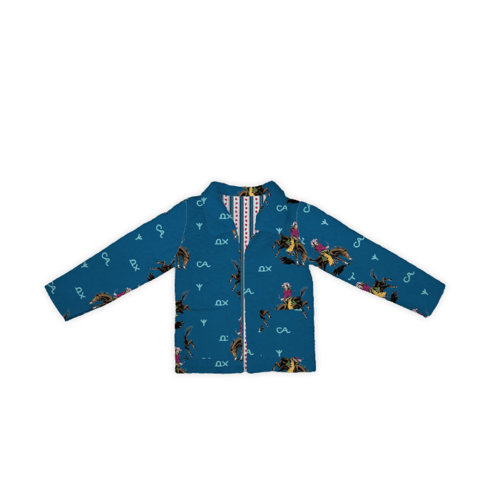 Ida Mae Women's Rosie Rider Peacock Quilted Jacket