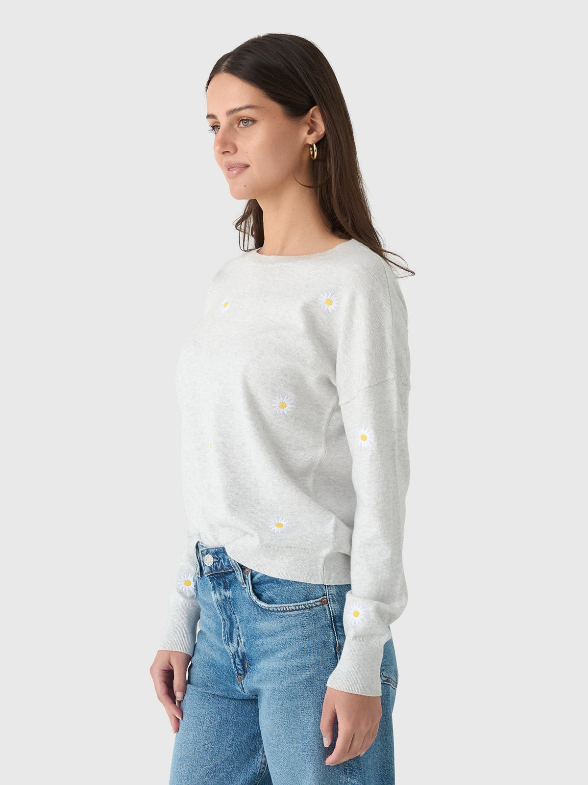 MVG Women's Daisy Crewneck Sweater
