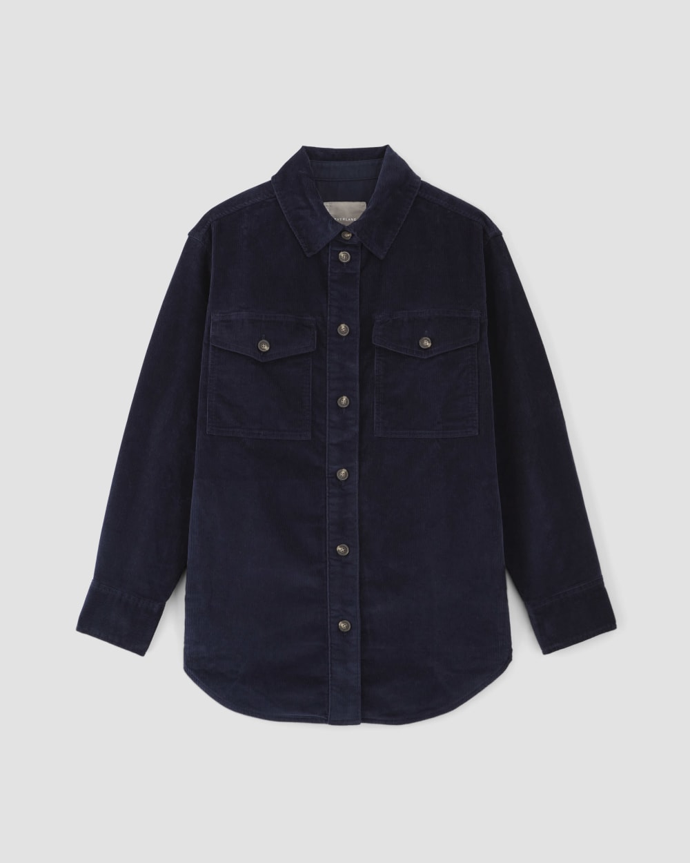 The Corduroy Oversized Shirt Jacket | Navy