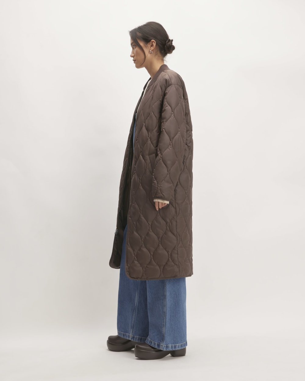 The ReNew Long Liner | Earth Brown
