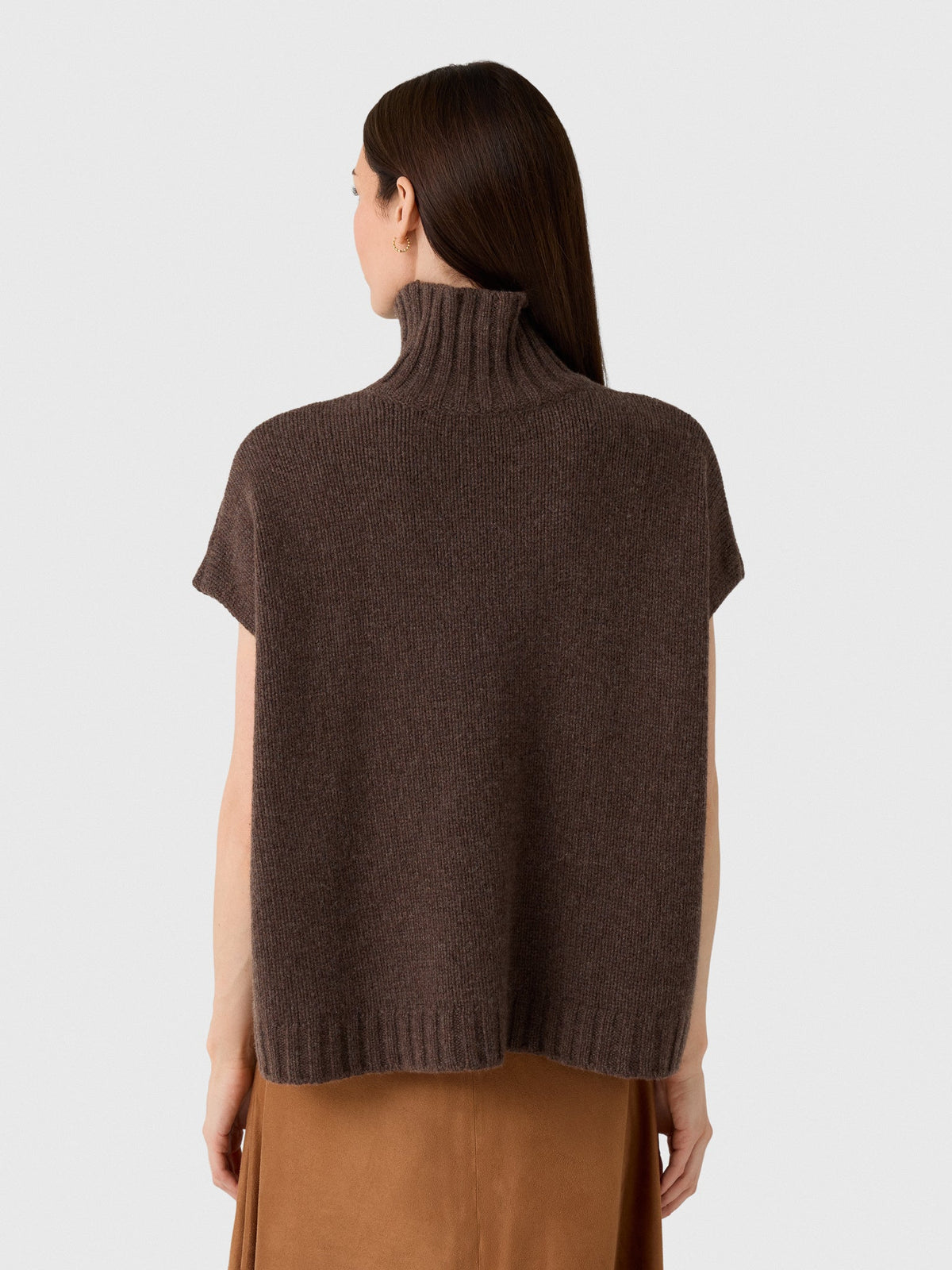 Organic John Patrick Women's Turtleneck Gilet