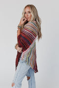 Madeleine Poncho - Multi - Pre Order