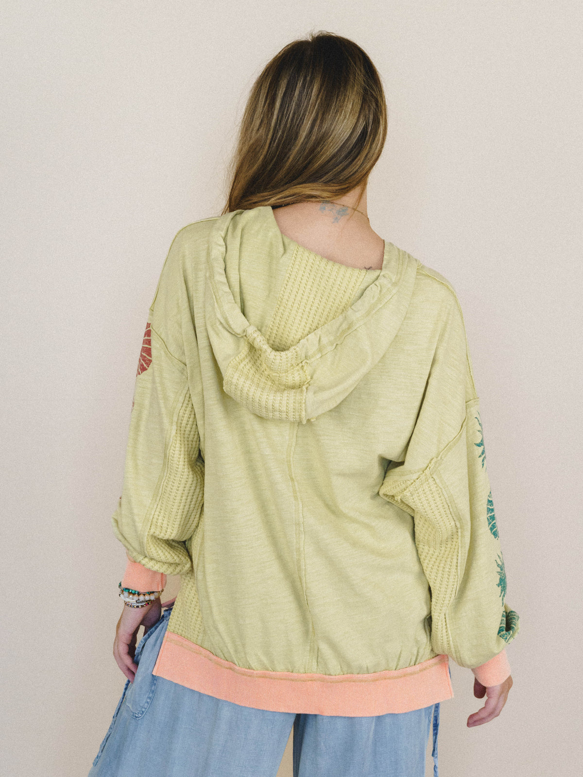 South Beach Sands Hoodie Pullover - Pear