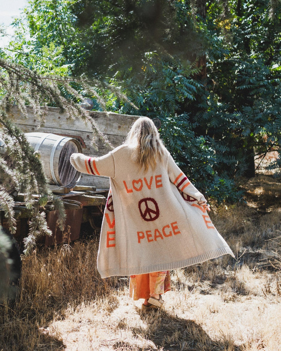 Groove In Love Sweater - Mocha - Pre Order
