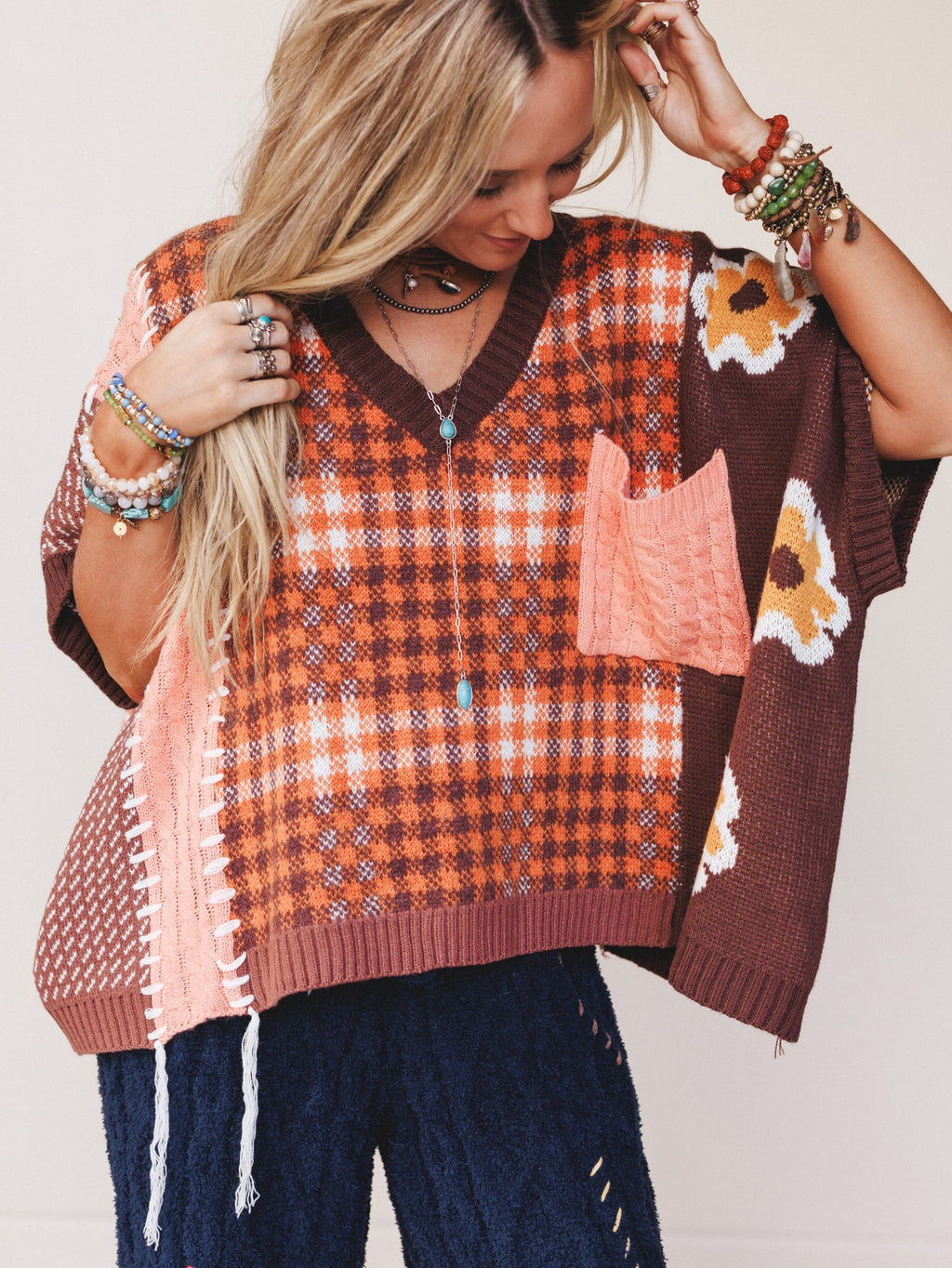 Blanket Crush Sweater - Orange - Pre Order