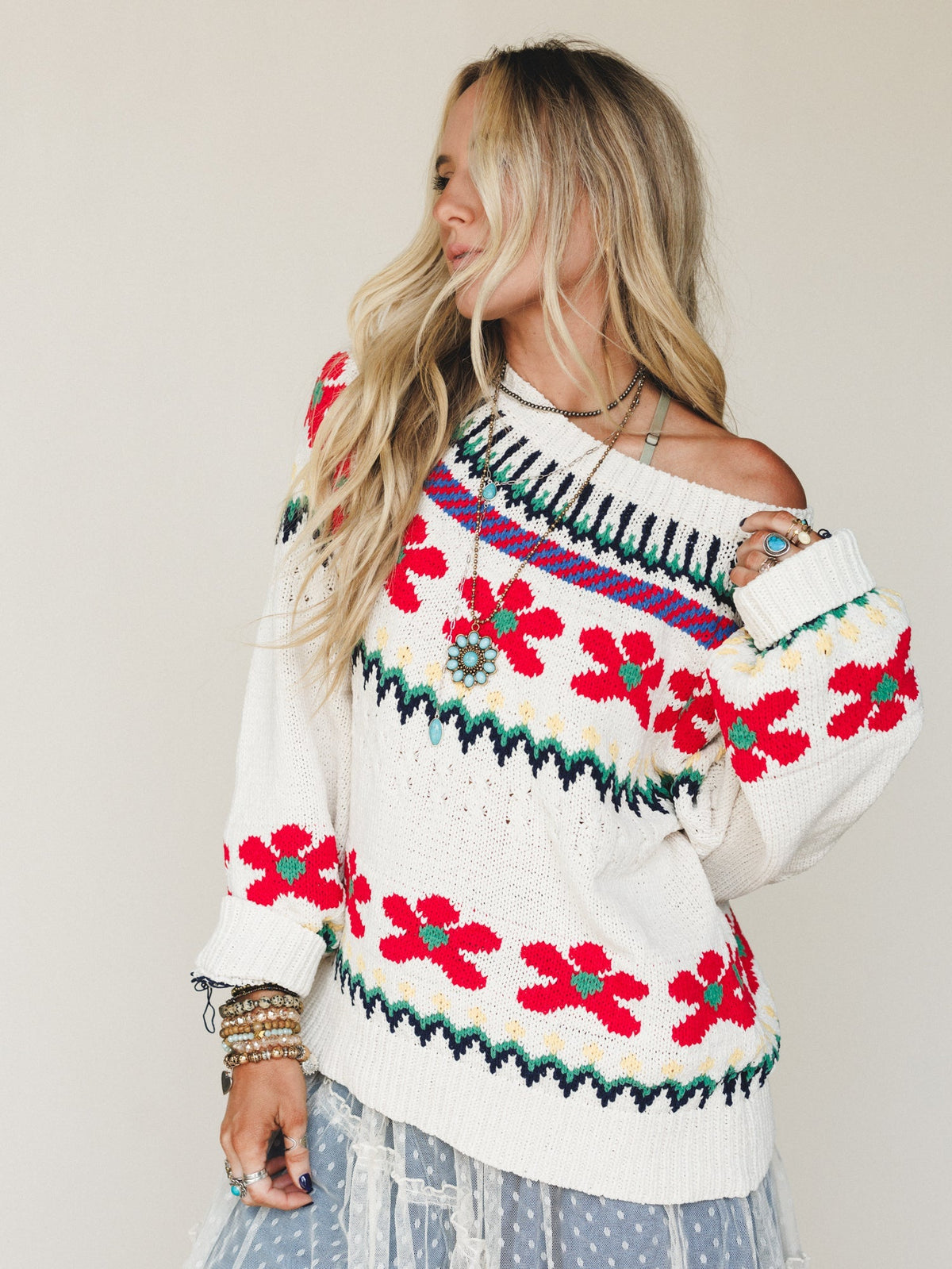 Flower Cloud Sweater - Powder Cream - Pre Order