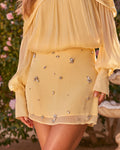 Twilight Whimsy Embellished Mini Skirt