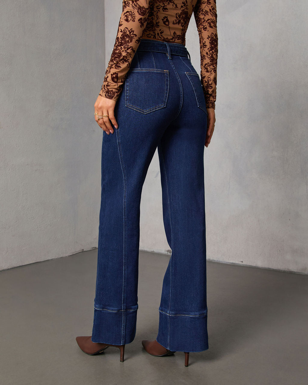 Harloe 90s Vintage Stretch Flare Jeans