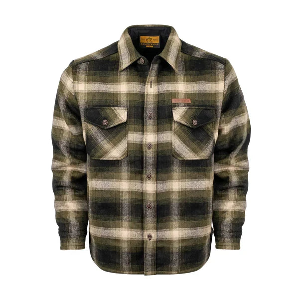 STS Men's Haskell Wool Jacket - Green Plaid