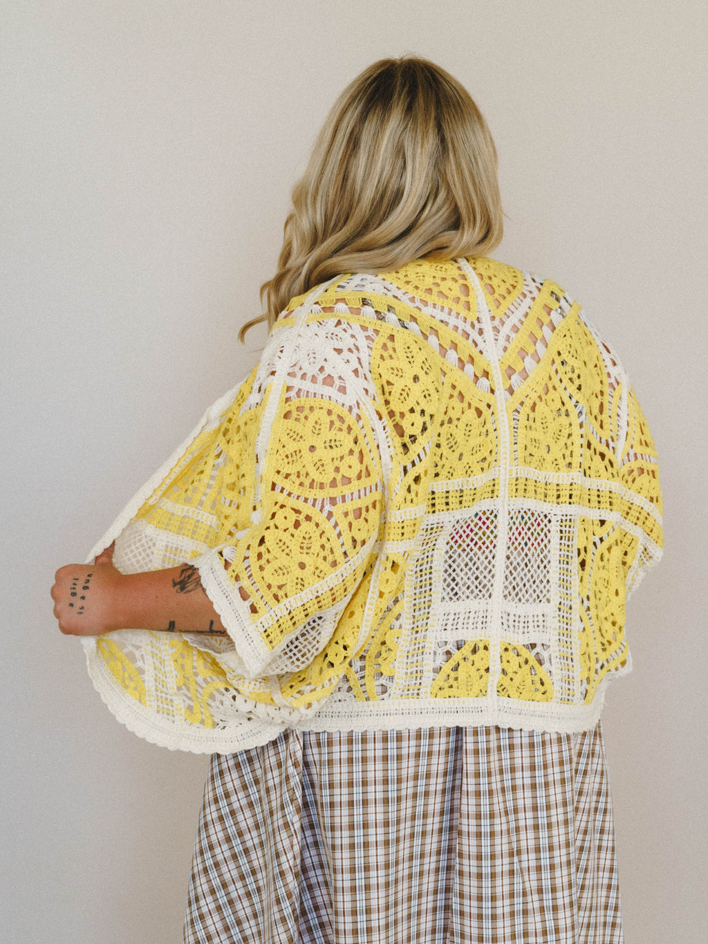 Sunny Days Cardigan - Yellow Multi