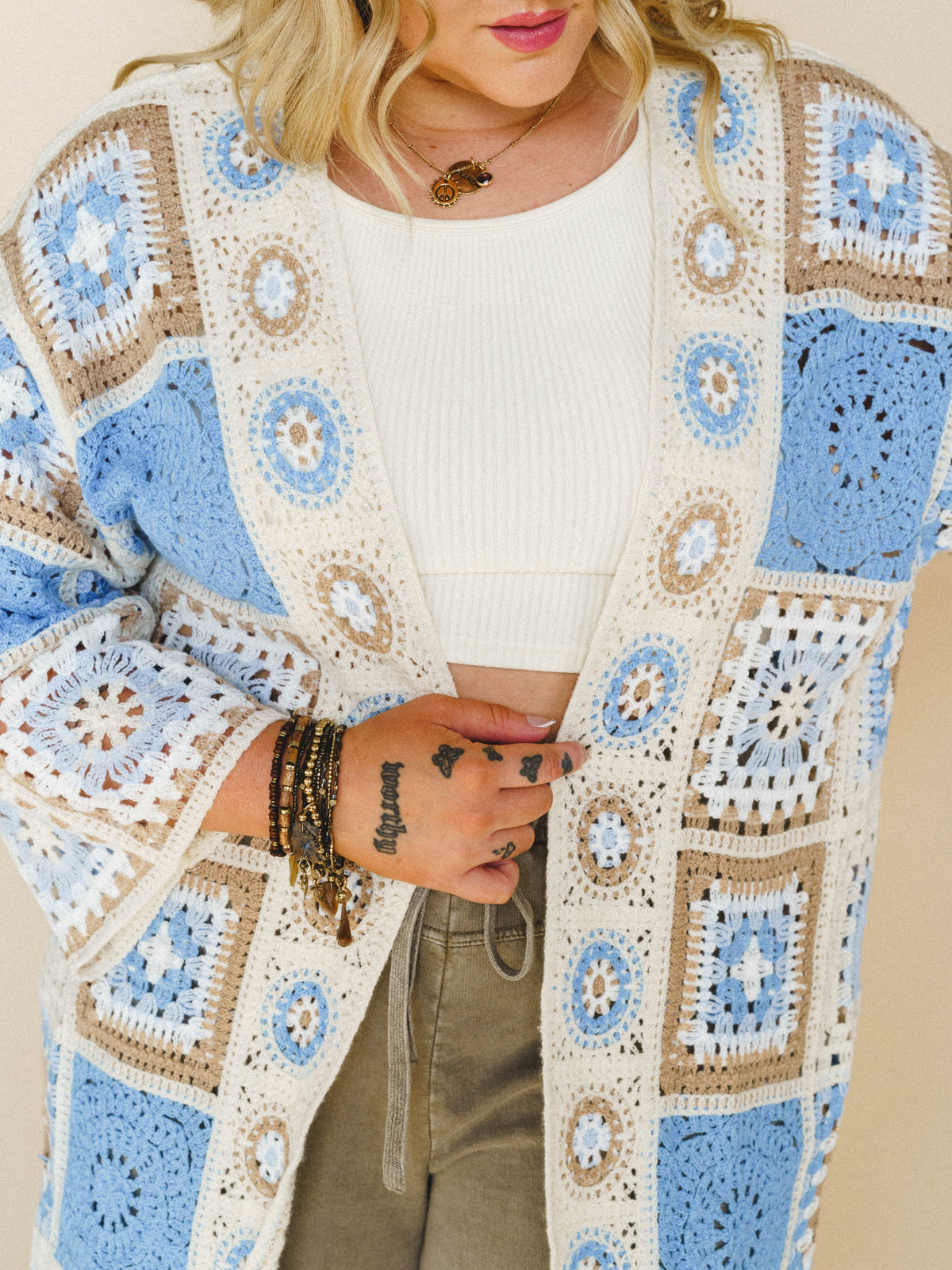 Holiday Journey Cardigan - Blue Multi