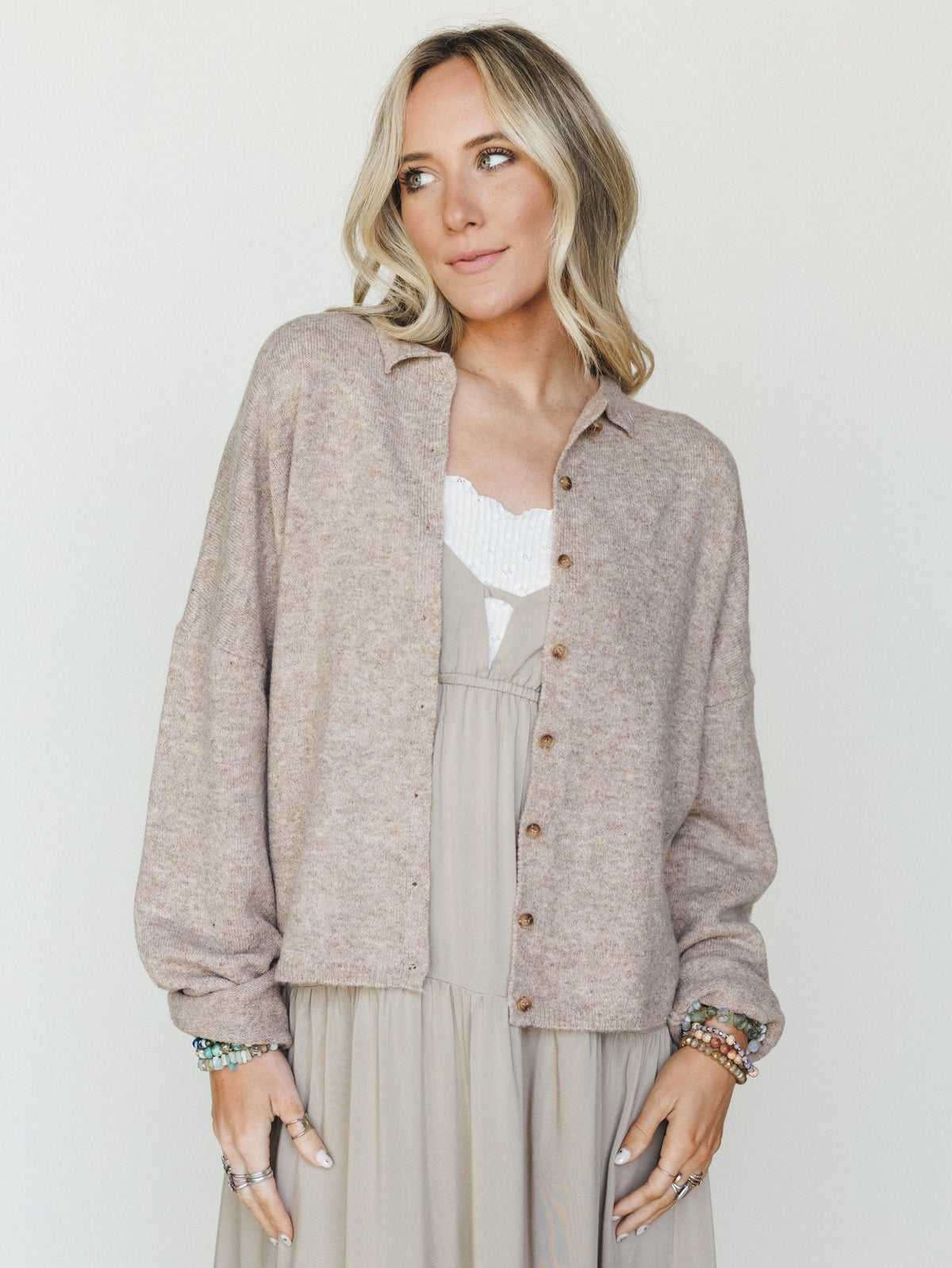 Simply There Cardigan - Mocha