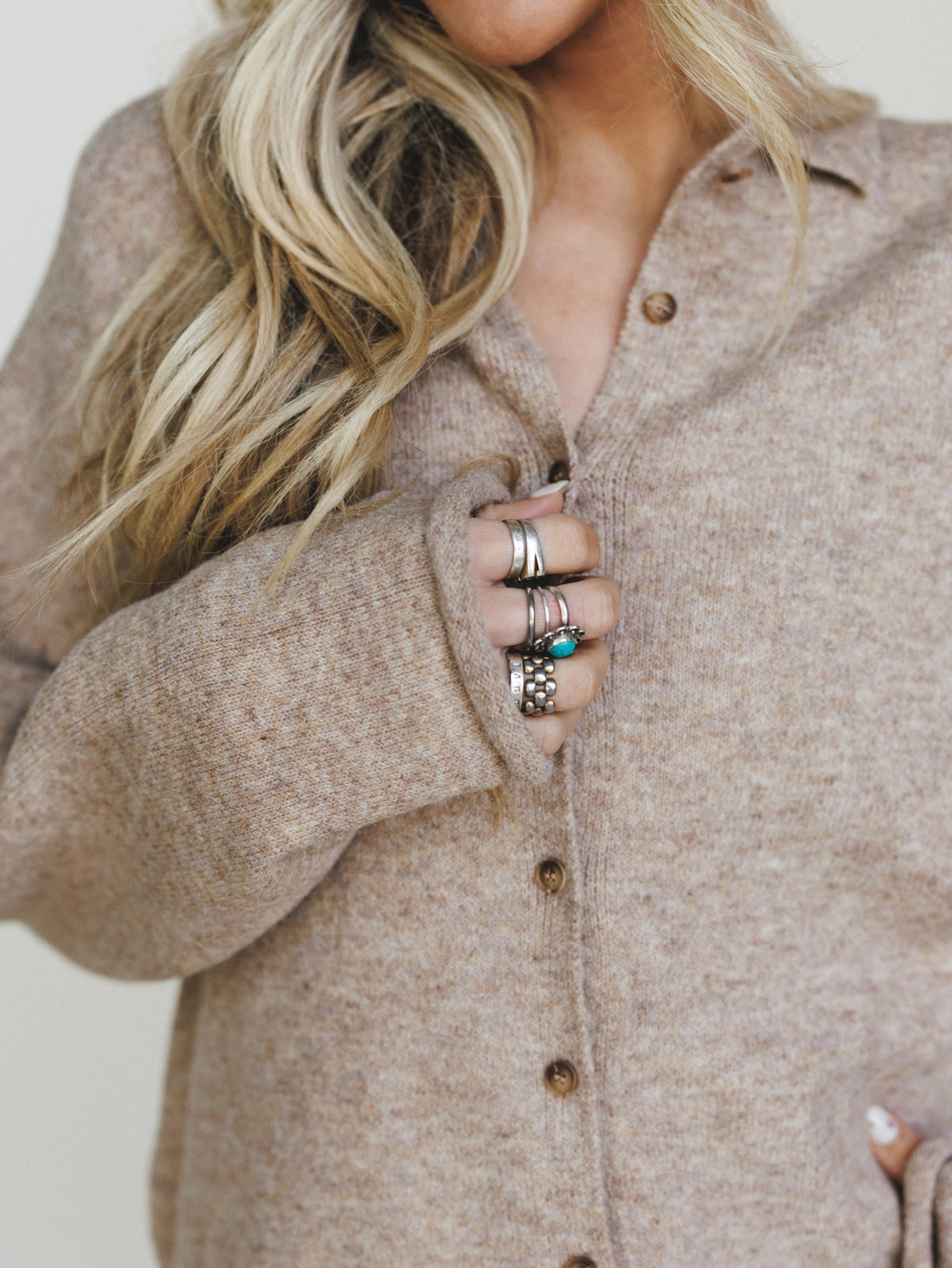 Simply There Cardigan - Mocha