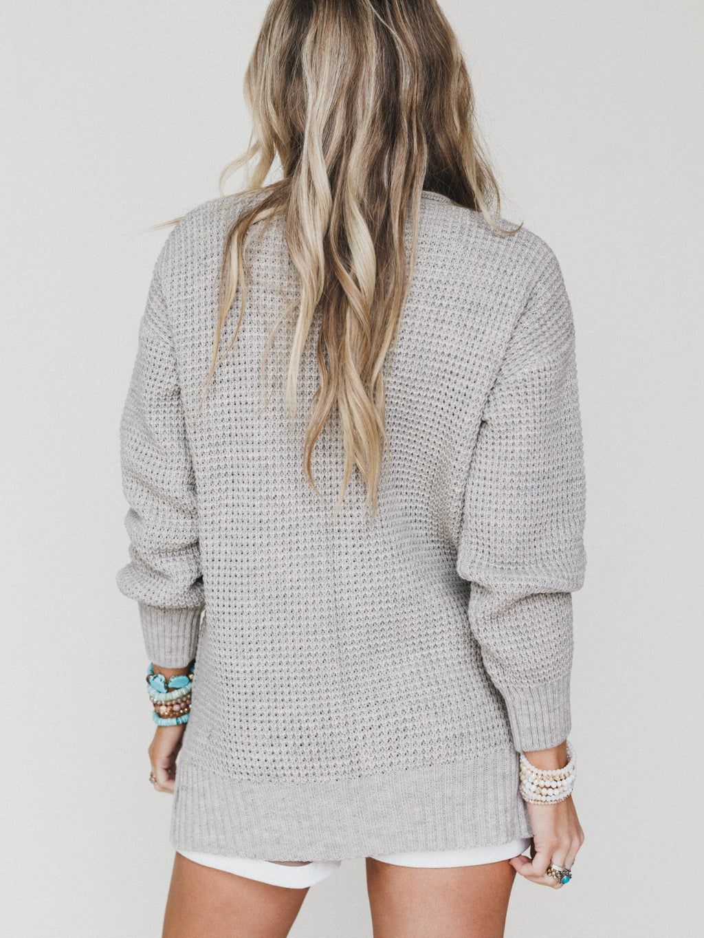 Cuddle Ready Cardigan - Heather Beige
