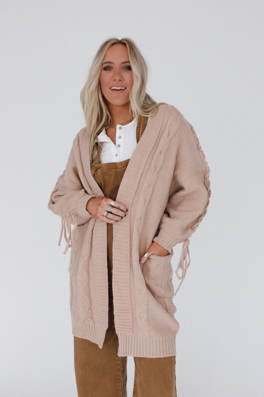 Sunset Snuggle Cardigan - Khaki