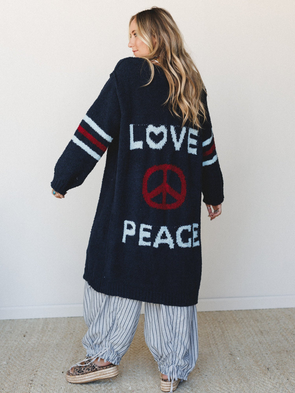 Groove In Love Sweater - Indigo