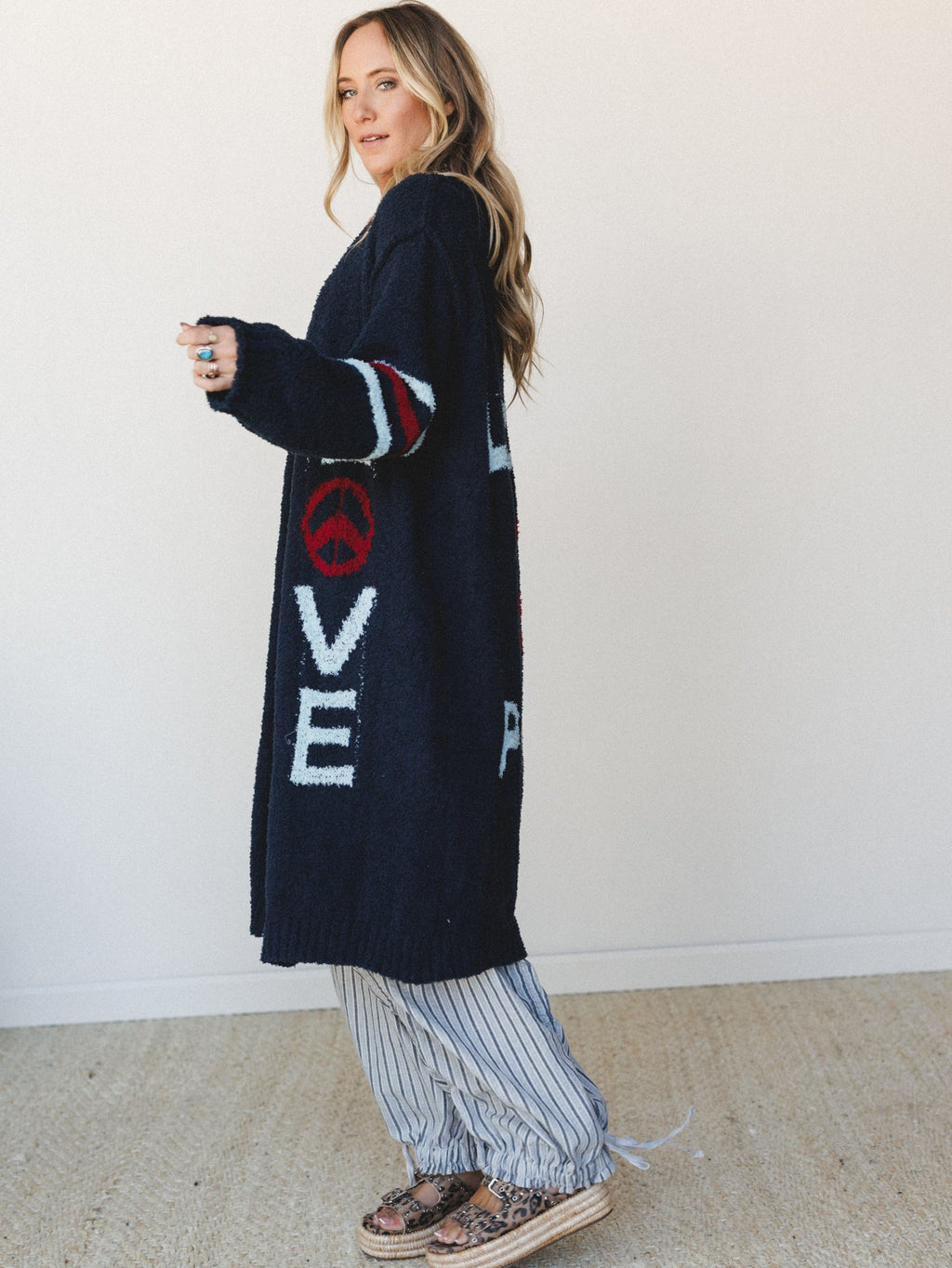 Groove In Love Sweater - Indigo