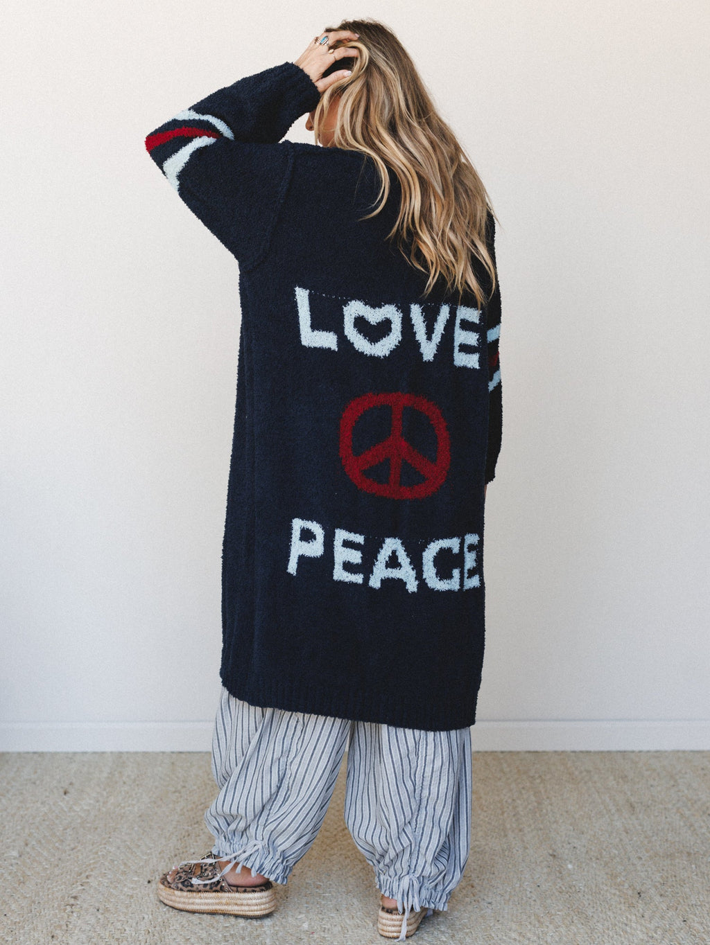 Groove In Love Sweater - Indigo