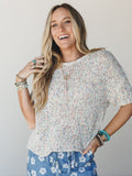Sprinkle of Color Sweater  - Oatmeal Multi