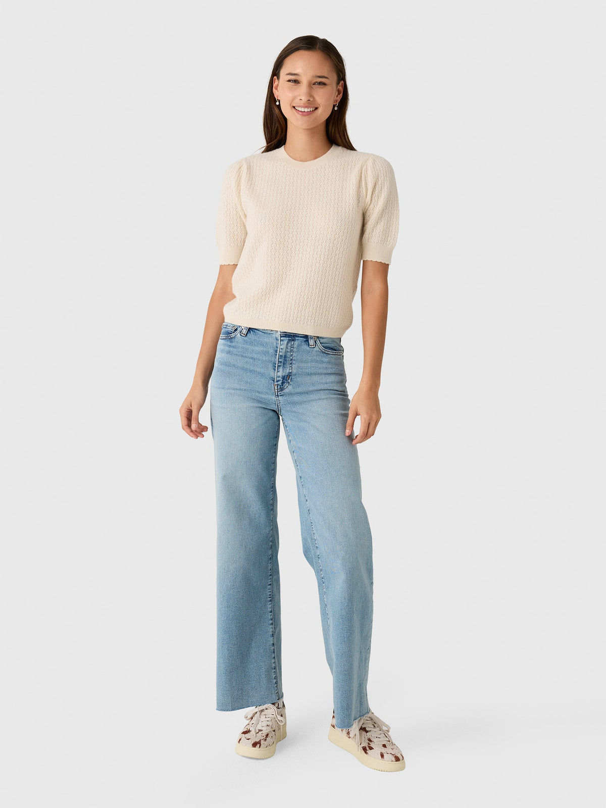Frame Women's The Gathered Honeycomb Sweater