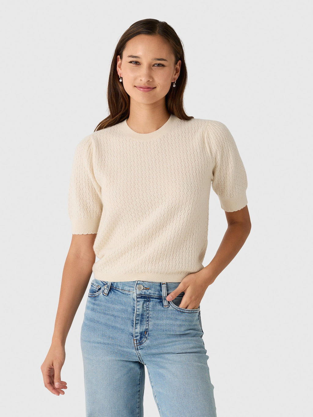 Frame Women's The Gathered Honeycomb Sweater
