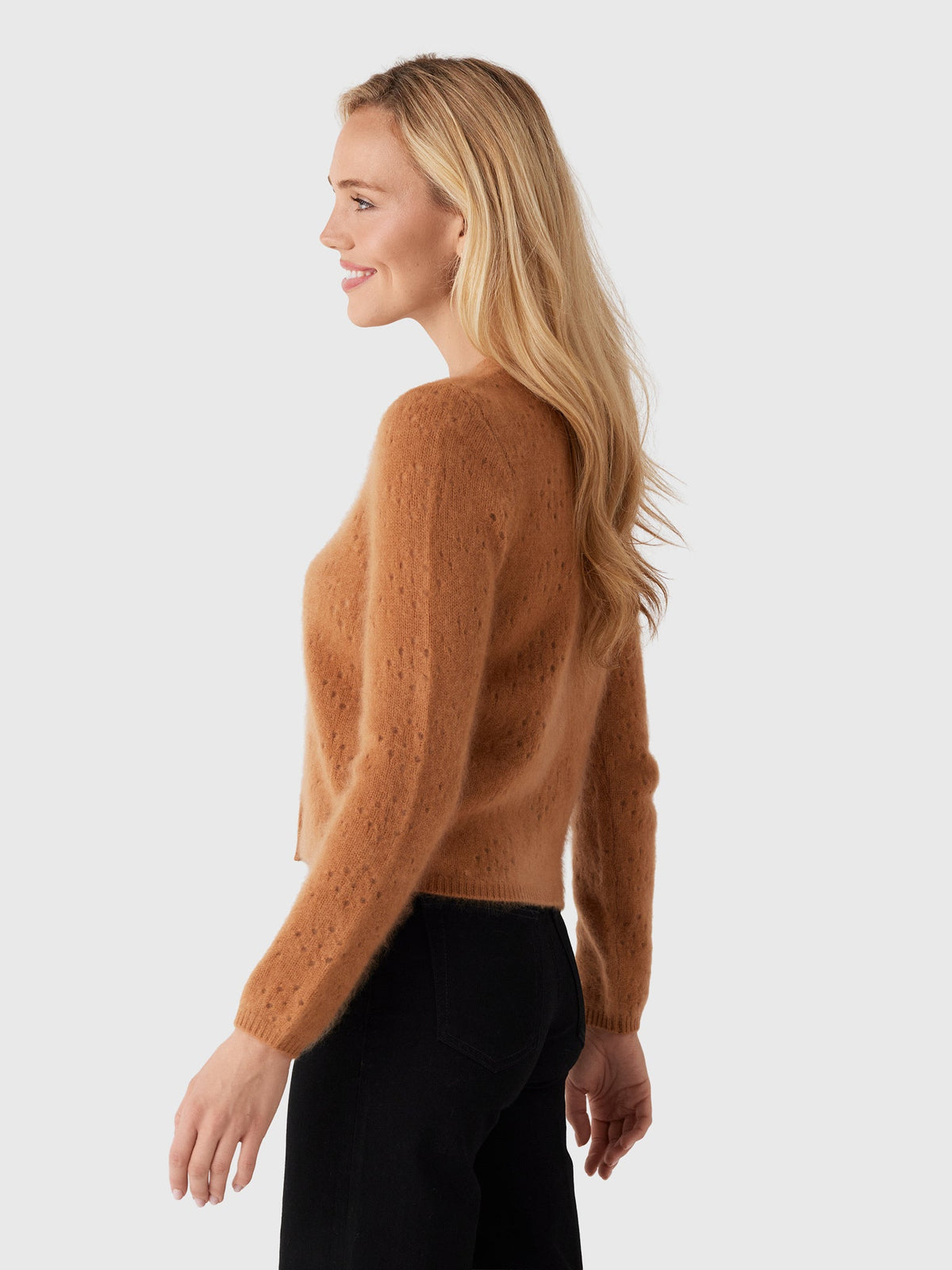 Frame Women's The Cashmere Airy Teddy Cardi