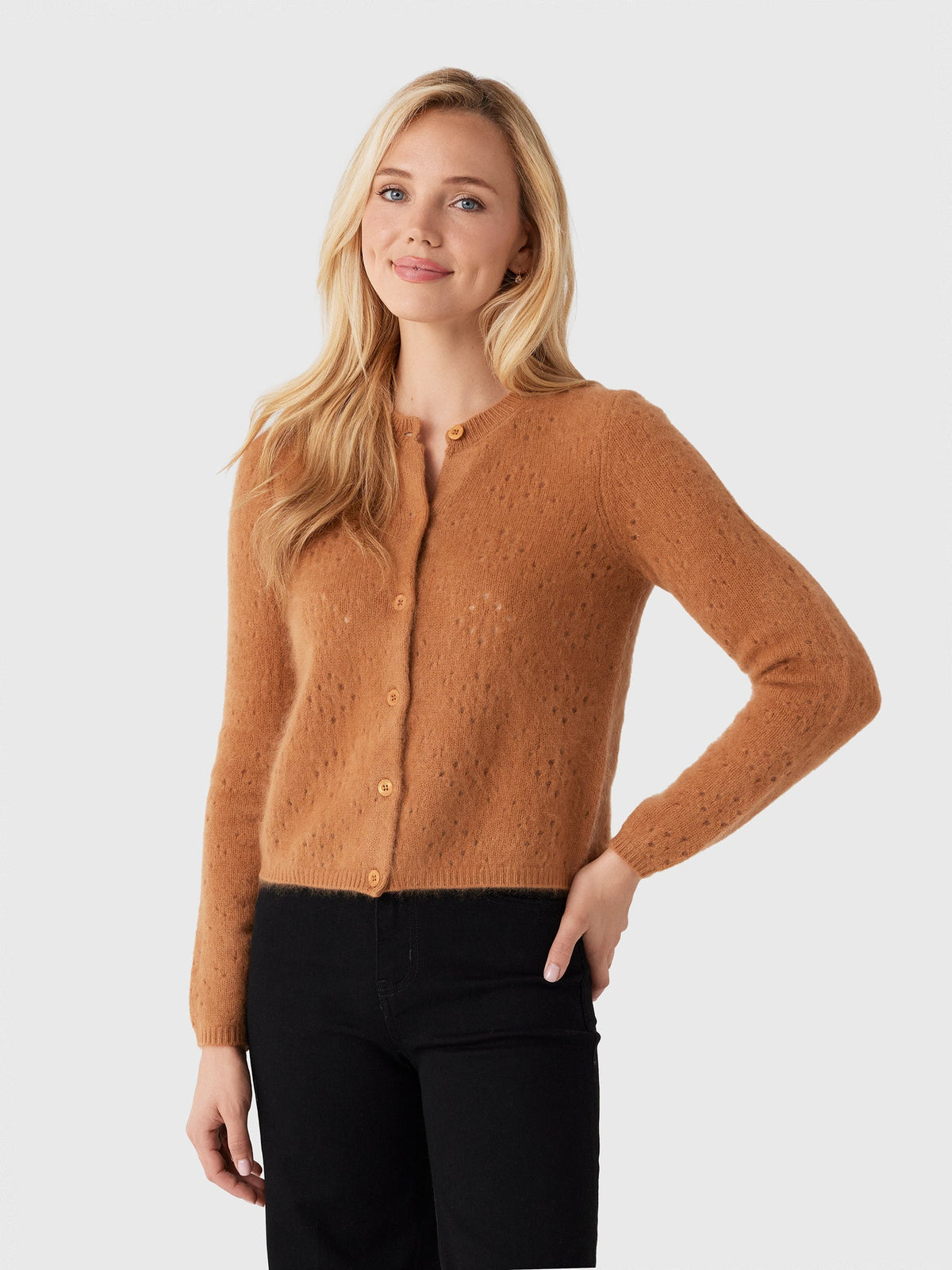 Frame Women's The Cashmere Airy Teddy Cardi