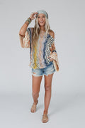Rainbow Shores Knit Sweater - Multi - Pre Order