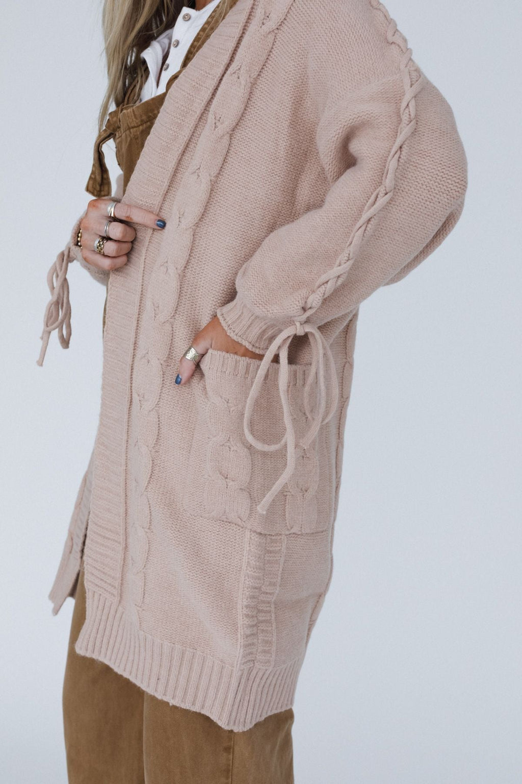 Sunset Snuggle Cardigan - Khaki