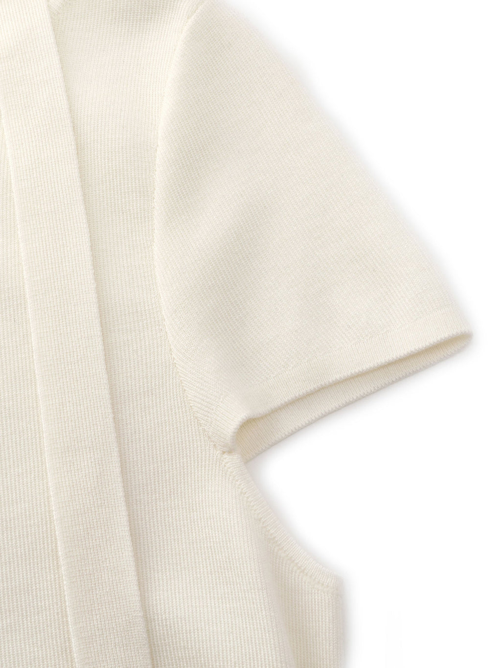 Triacetate Lyocell Blend Women Ribbon Knit Top