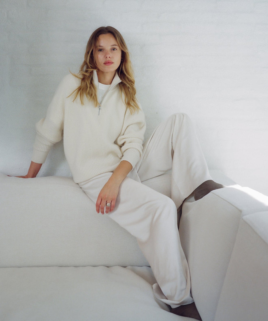 Cashmere Half Zip