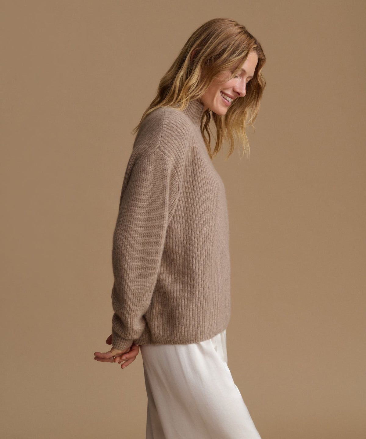 Cashmere Half Zip