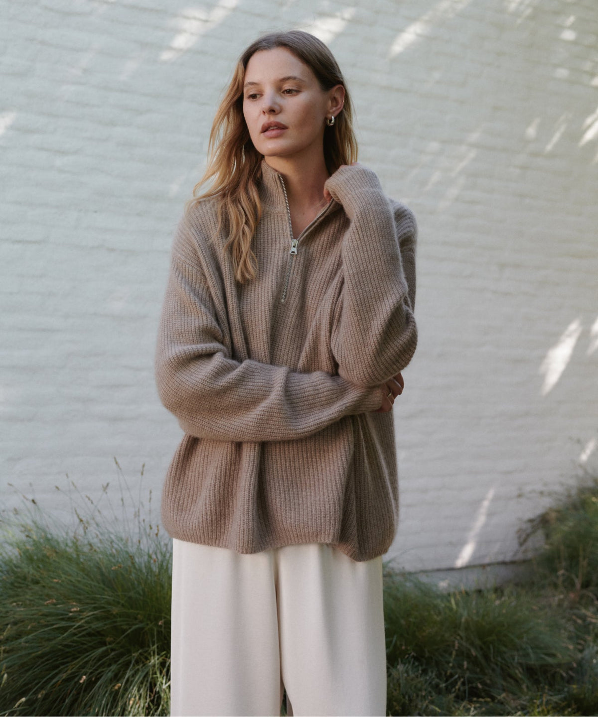 Cashmere Half Zip