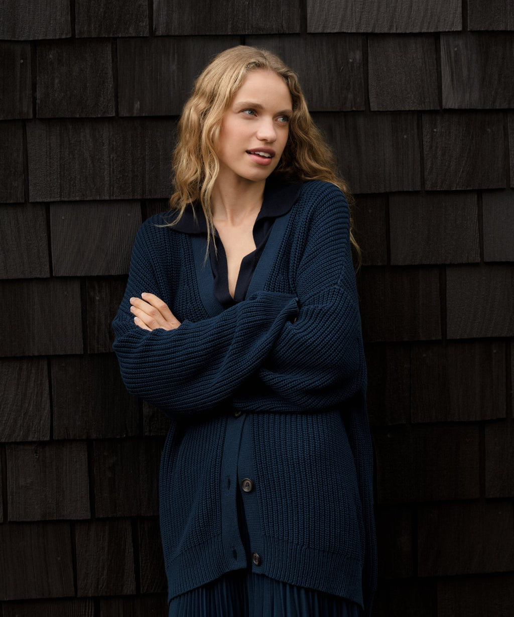Cotton Cocoon Cardigan