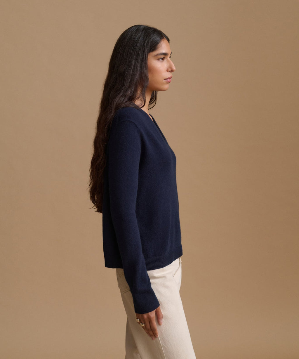 Flynn Cashmere V-Neck