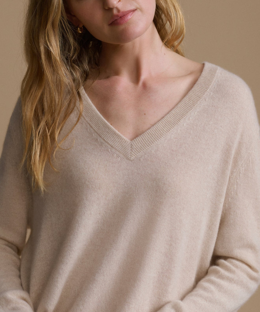 Flynn Cashmere V-Neck