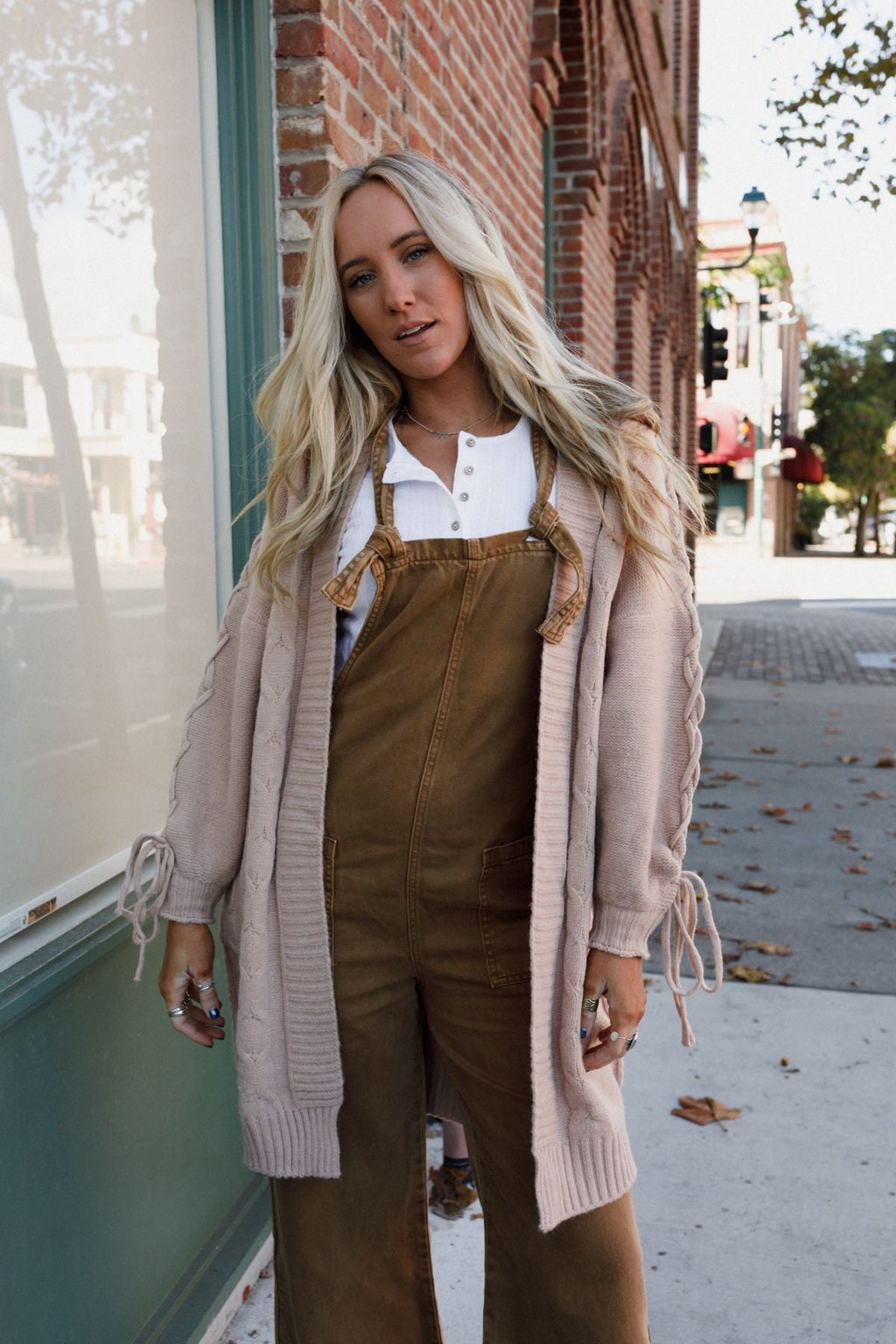 Sunset Snuggle Cardigan - Khaki